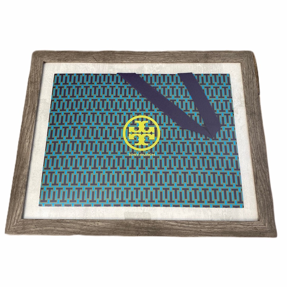 Tory Burch custom framed art